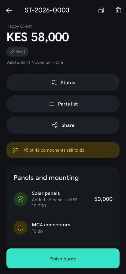 SolarTide screen 2